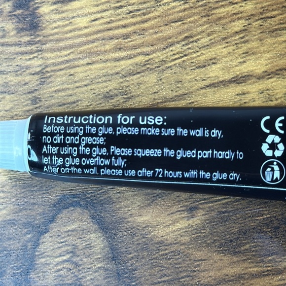 Black Nail Adhesive Tube - Picture 2 of 3